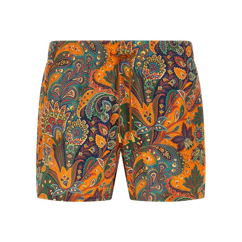 Etro Men Paisley Floral Swimsuit